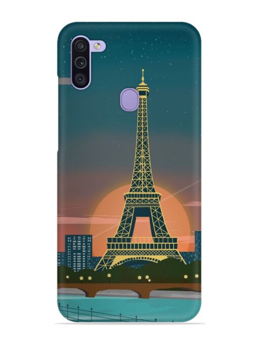 Scenery Architecture France Paris Snap Case for Samsung Galaxy M11