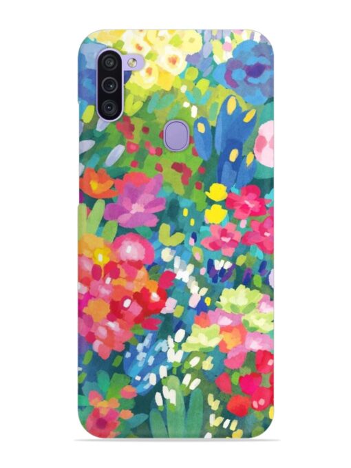 Watercolor Flower Art Snap Case for Samsung Galaxy M11