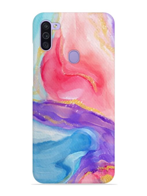 Watercolor Gradient Snap Case for Samsung Galaxy M11 Zapvi