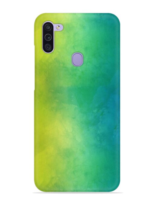 Yellow Green Gradient Snap Case for Samsung Galaxy M11