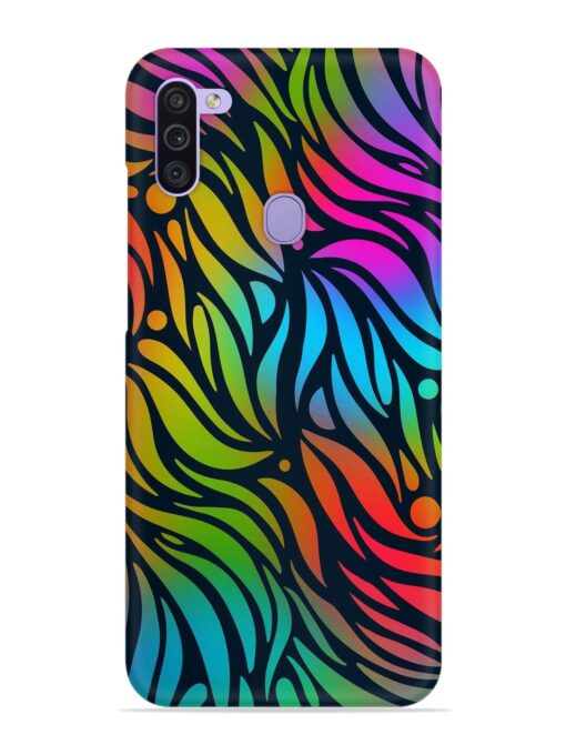 Abstract Leaf Design Snap Case for Samsung Galaxy M11