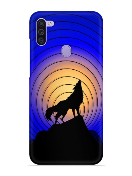 Fox Roaring Design Snap Case for Samsung Galaxy M11