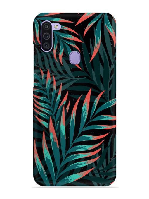 Green Leaf Art Snap Case for Samsung Galaxy M11