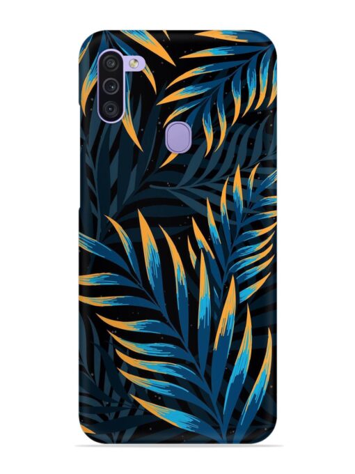 Abstract Leaf Art Snap Case for Samsung Galaxy M11 Zapvi