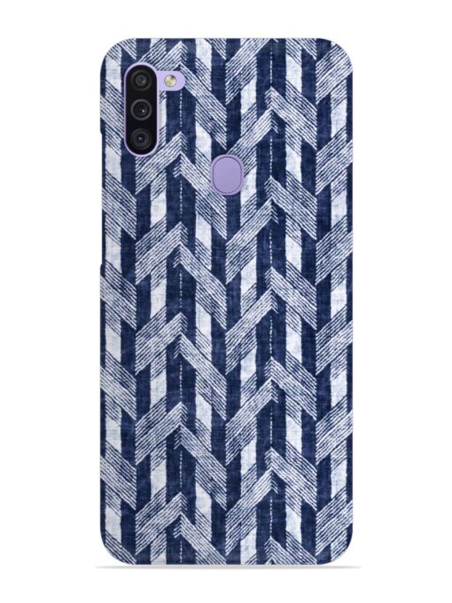 Abstract Herringbone Motif Snap Case for Samsung Galaxy M11 Zapvi