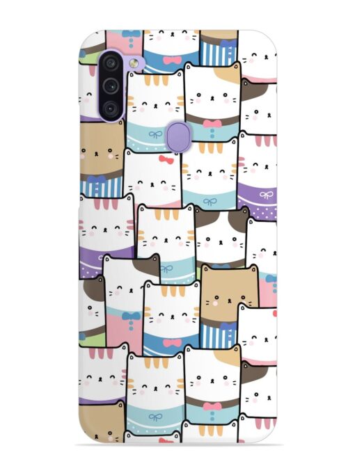 Cute Adorable Cat Snap Case for Samsung Galaxy M11