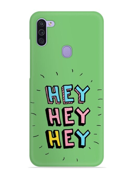 Hey Vector Cartoon Snap Case for Samsung Galaxy M11