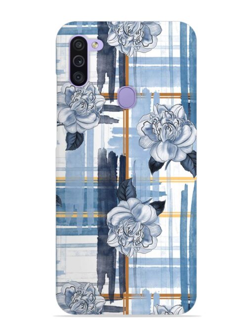 Watercolor Pattern Rose Snap Case for Samsung Galaxy M11 Zapvi