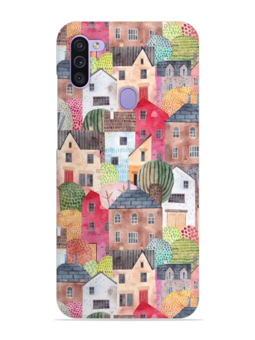 Abstract Seamless Pattern Snap Case for Samsung Galaxy M11 Zapvi