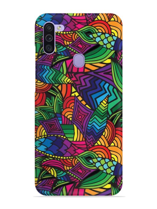 Abstract Multicolor Seamless Snap Case for Samsung Galaxy M11