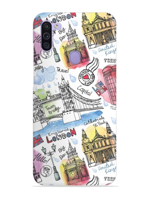 Vector London Landmark Snap Case for Samsung Galaxy M11