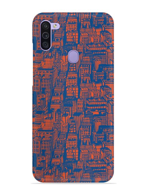 Hand Drawn Seamless Snap Case for Samsung Galaxy M11