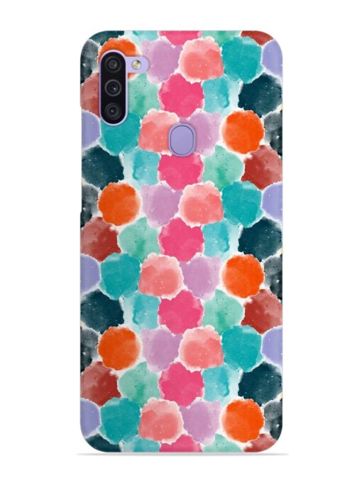 Colorful Seamless Pattern Snap Case for Samsung Galaxy M11