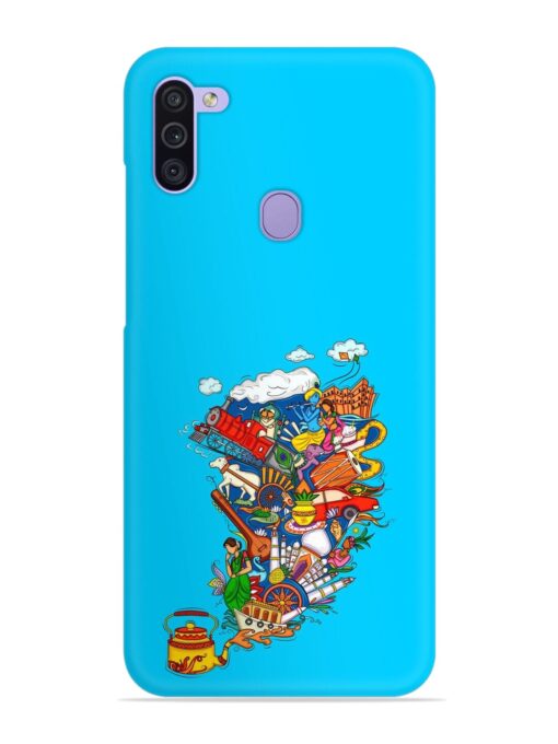 Vector Design Indian Snap Case for Samsung Galaxy M11