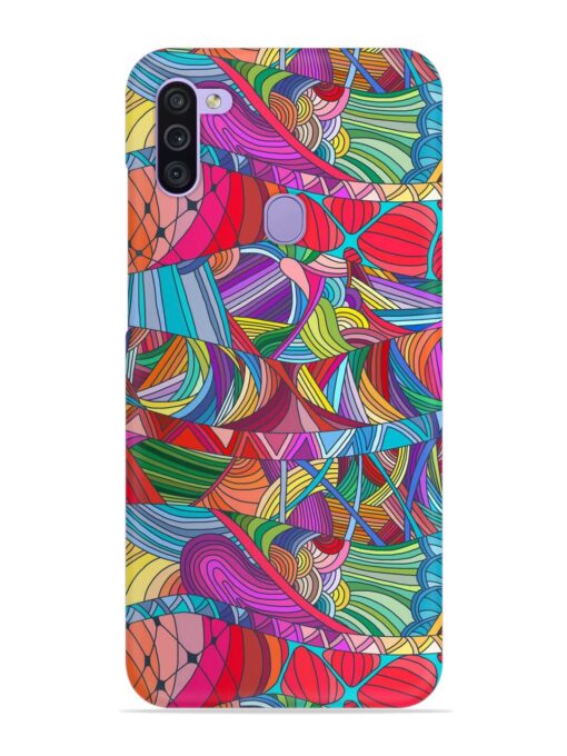 Seamless Patterns Hand Drawn Snap Case for Samsung Galaxy M11