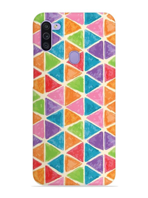 Seamless Colorful Isometric Snap Case for Samsung Galaxy M11