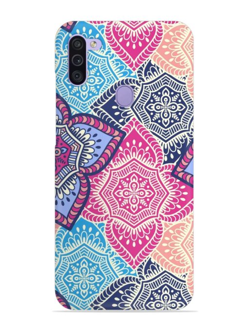 Ethnic Floral Seamless Snap Case for Samsung Galaxy M11