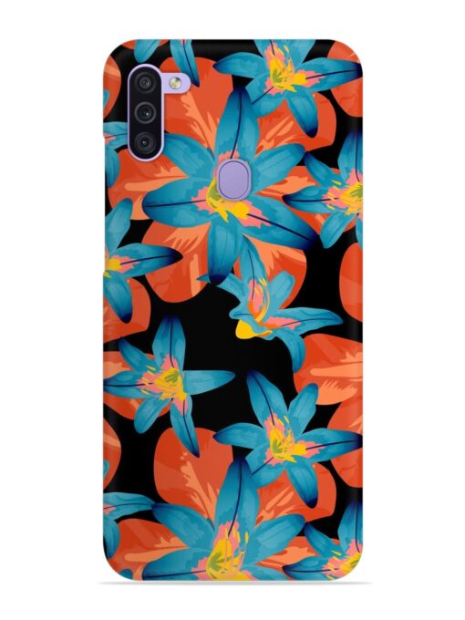 Philippine Flowers Seamless Snap Case for Samsung Galaxy M11