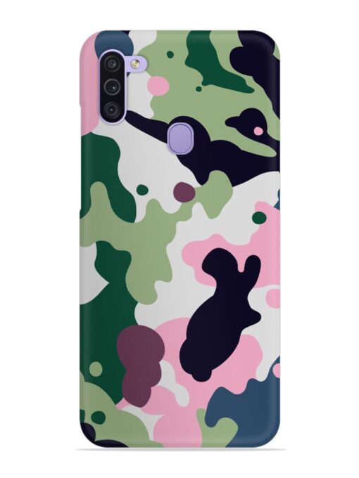 Seamless Funky Camouflage Snap Case for Samsung Galaxy M11