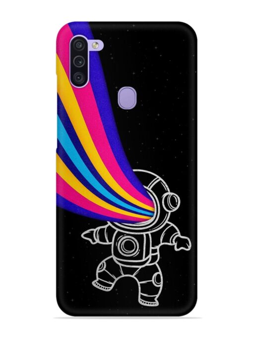 Astronaut Snap Case for Samsung Galaxy M11 Zapvi