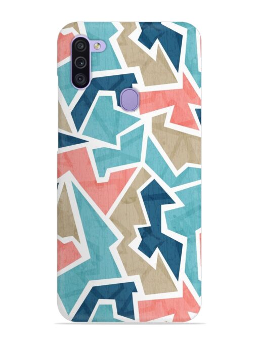 Vintage Geometric Triangle Snap Case for Samsung Galaxy M11