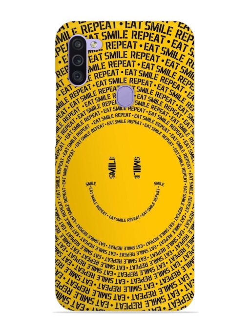 Smiley Snap Case for Samsung Galaxy M11 Zapvi