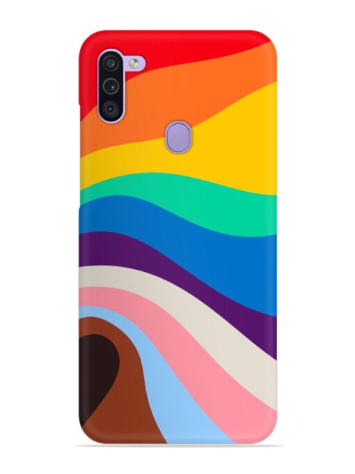 Minimal Pride Art Snap Case for Samsung Galaxy M11