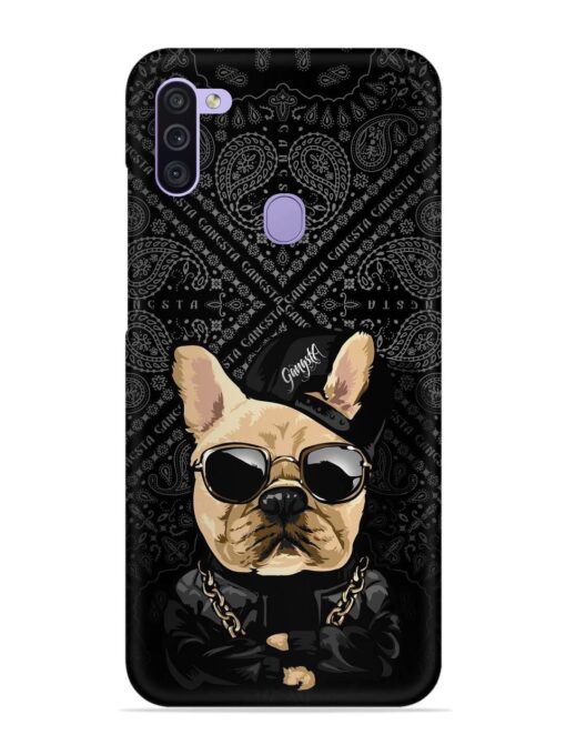 Gangsta Cool Sunglasses Dog Snap Case for Samsung Galaxy M11