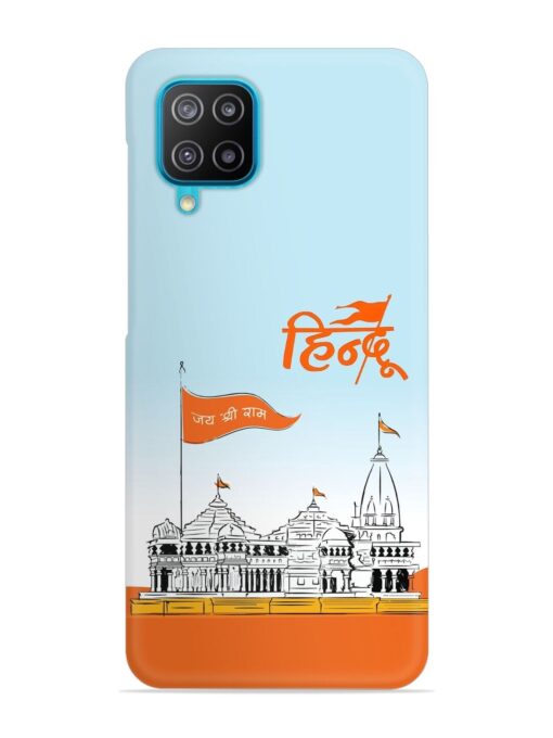 Ram Mandir Hindu Snap Case for Samsung Galaxy M12 Zapvi