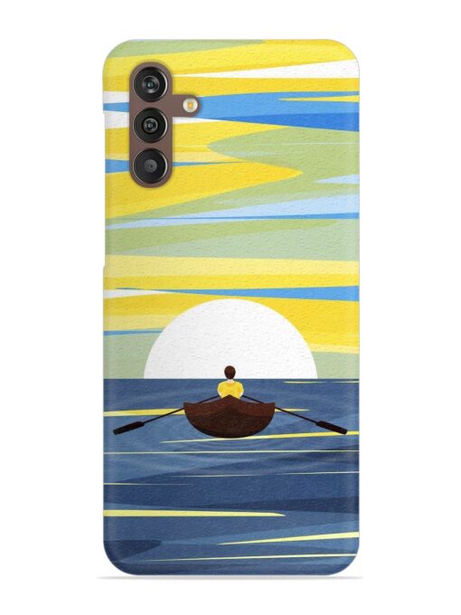 Rowing Person Ferry Paddle Snap Case for Samsung Galaxy M13 (4G) Zapvi