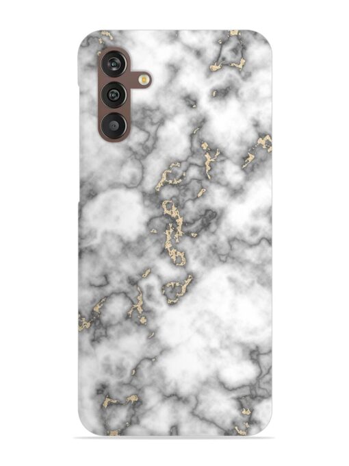 Gray And Gold Marble Snap Case for Samsung Galaxy M13 (4G)