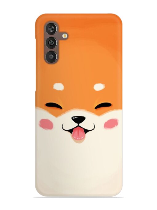 Cute Dog Face Vector Snap Case for Samsung Galaxy M13 (4G) Zapvi