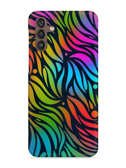 Abstract Leaf Design Snap Case for Samsung Galaxy M13 (4G)