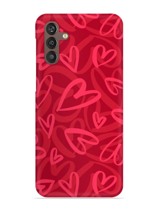 Seamless Romantic Pattern Snap Case for Samsung Galaxy M13 (4G)