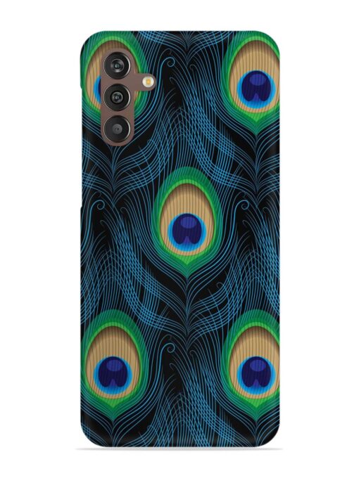 Seamless Pattern Peacock Snap Case for Samsung Galaxy M13 (4G)