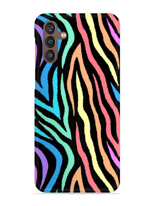 Colorful Abstract Zebra Snap Case for Samsung Galaxy M13 (4G)