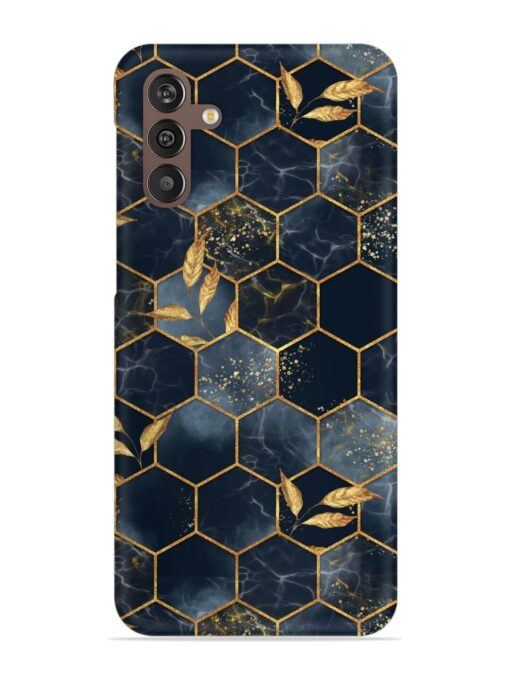 Marble Hexagon Seamless Snap Case for Samsung Galaxy M13 (4G)