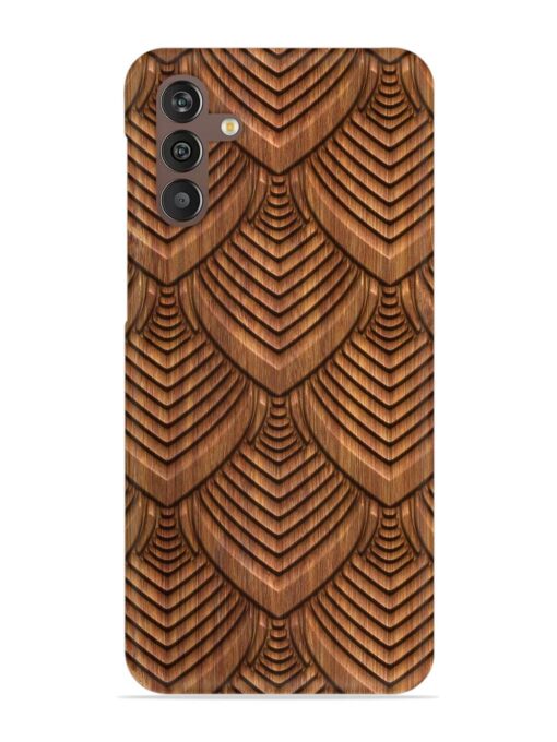 Carved Pattern On Snap Case for Samsung Galaxy M13 (4G)