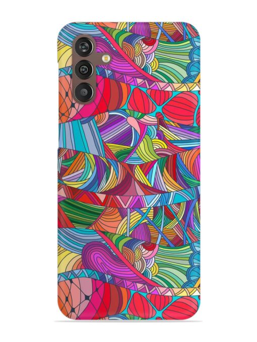 Seamless Patterns Hand Drawn Snap Case for Samsung Galaxy M13 (4G) Zapvi