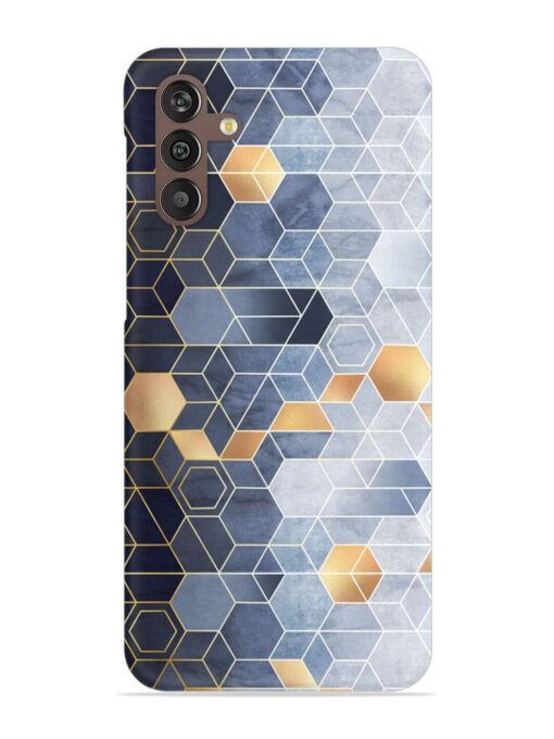 Geometric Abstraction Hexagons Snap Case for Samsung Galaxy M13 (4G) Zapvi