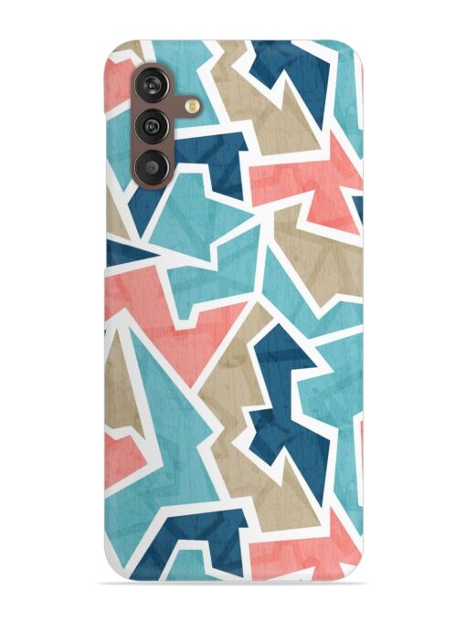 Vintage Geometric Triangle Snap Case for Samsung Galaxy M13 (4G)