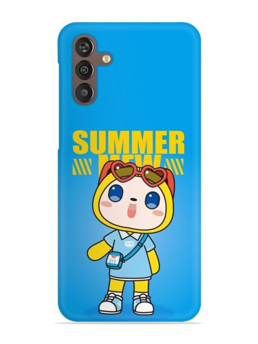 Summer Mew Cartoon Snap Case for Samsung Galaxy M13 (4G)