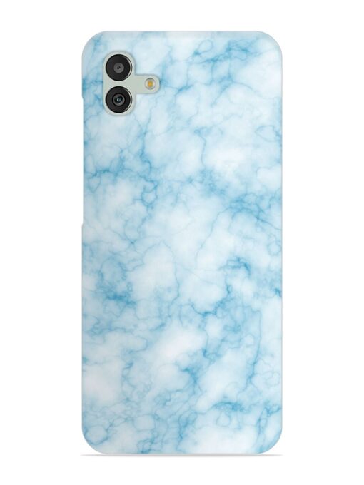 Blue White Natural Marble Snap Case for Samsung Galaxy M13 (5G) Zapvi