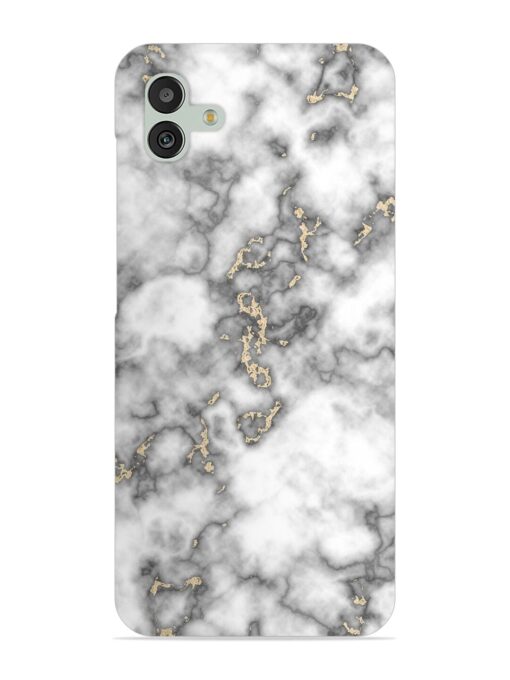 Gray And Gold Marble Snap Case for Samsung Galaxy M13 (5G) Zapvi