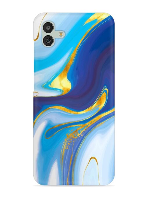 Watercolor Background With Golden Foil Snap Case for Samsung Galaxy M13 (5G) Zapvi