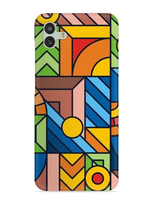 Colorful Geometric Snap Case for Samsung Galaxy M13 (5G) Zapvi