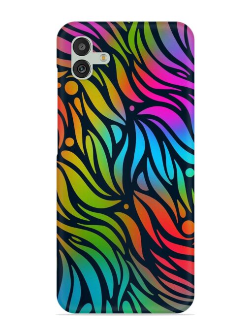 Abstract Leaf Design Snap Case for Samsung Galaxy M13 (5G) Zapvi