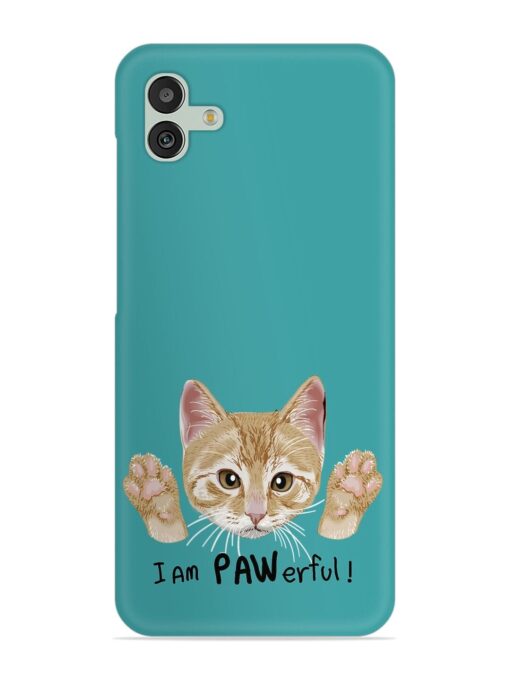 Typography Slogan Cat Snap Case for Samsung Galaxy M13 (5G)