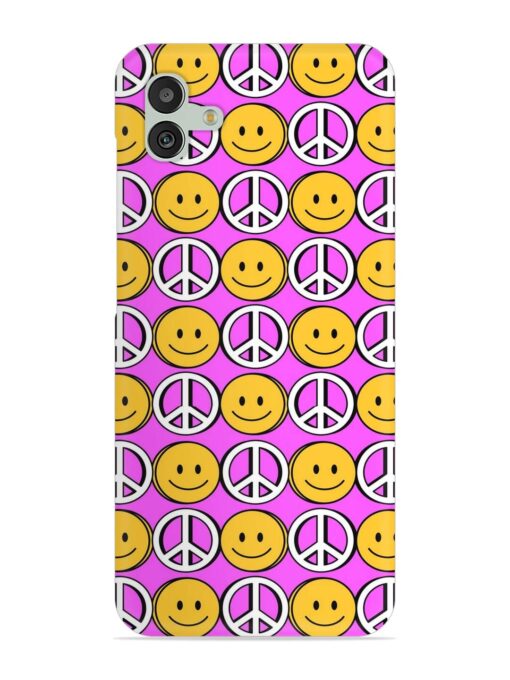 Smiley Face Peace Snap Case for Samsung Galaxy M13 (5G)