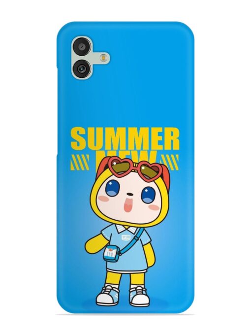 Summer Mew Cartoon Snap Case for Samsung Galaxy M13 (5G)